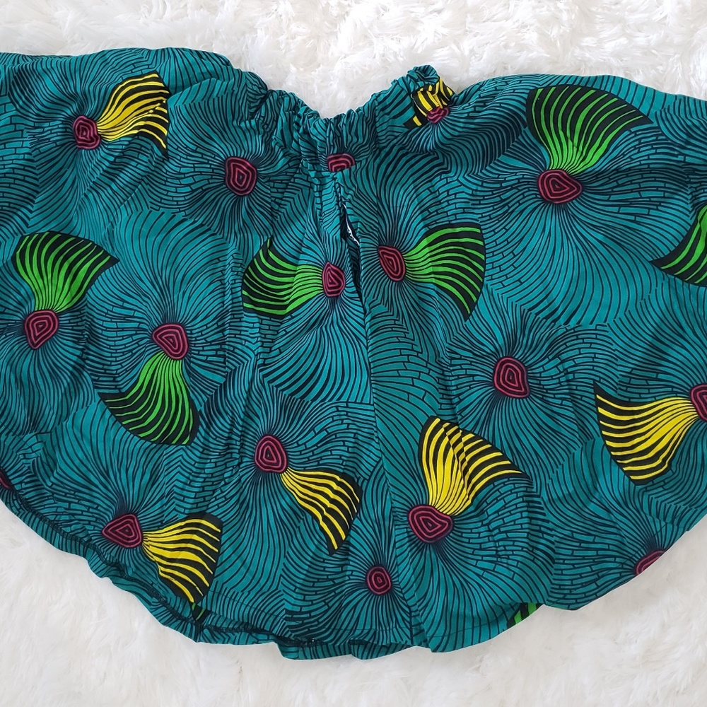 African print skirt